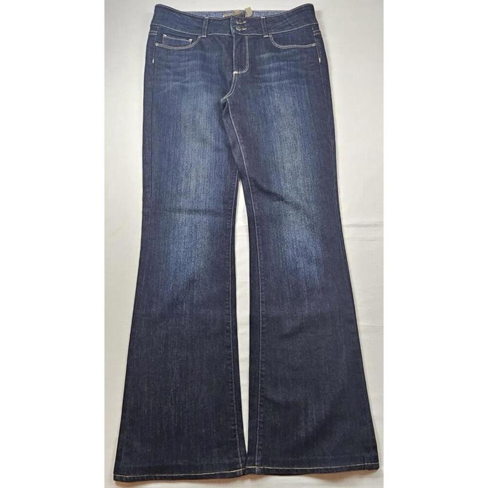 Paige Jeans Womens 32x31 Blue Hidden Hills‎ Boot Cut Dark Wash Denim